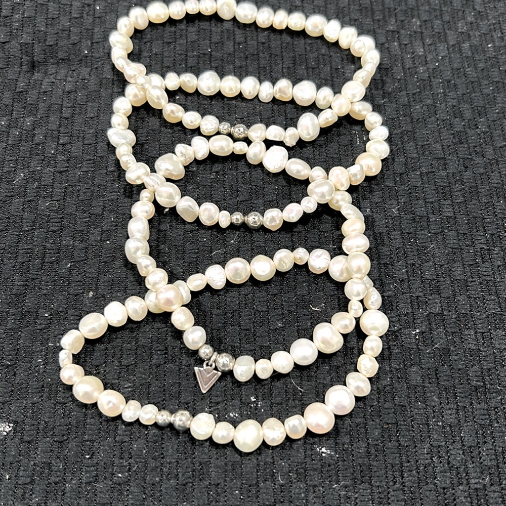 4 stretch silpada bracelets